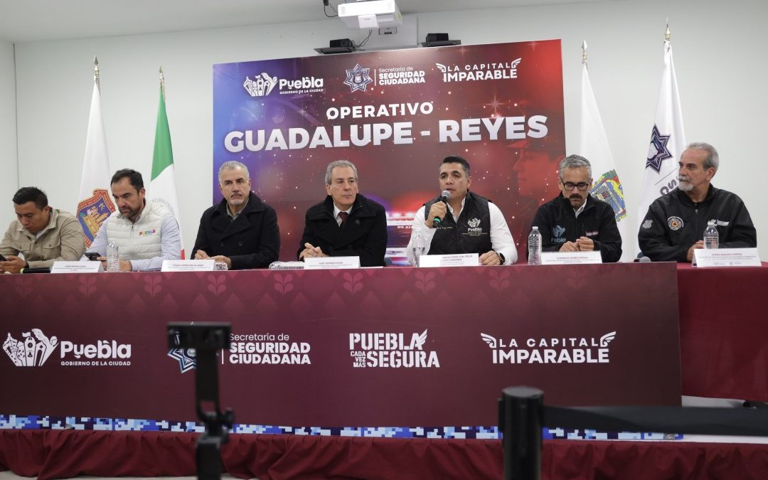 Operativo Guadalupe-Reyes en Puebla: 500 Elementos para Garantizar la Seguridad en Fiestas Decembrinas